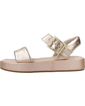 Clarks Flat Sandals - Metallic