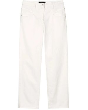Luisa Cerano Straight Jeans - Blanco