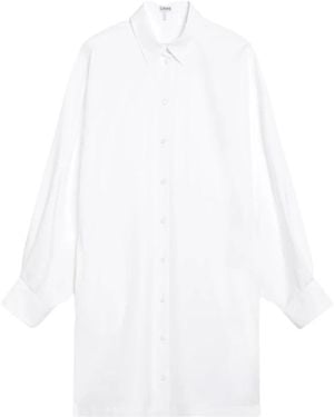 Loewe Shirt Dresses - Blanc