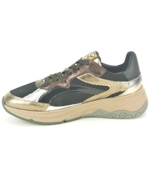 Floris Van Bommel Zwart + Brons Runner N - Blau