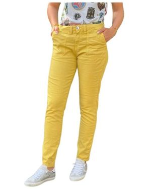 Islow Slim-Fit Trousers - Amarillo