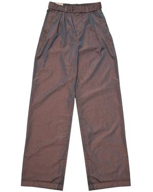 Dries Van Noten Wide Trousers - Brown