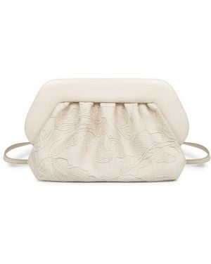 THEMOIRÈ Tassen ,Roze ,Geborduurde Clutch Tas - Naturel