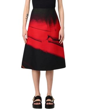 Jil Sander Midi Skirts - Rojo