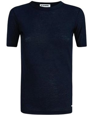 Jil Sander Round-Neck Knitwear - Azul