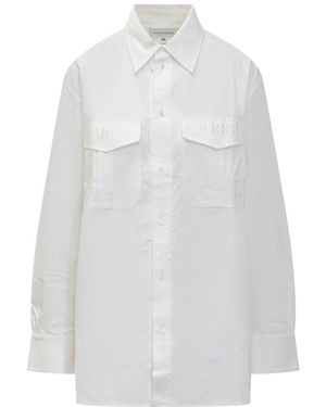 Marine Serre Casual Shirts - White