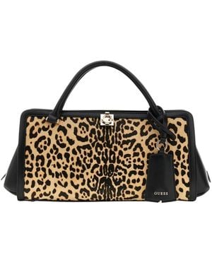 Guess Tassen ,Veelkleurig ,Polyester Audrey Handtas - Zwart