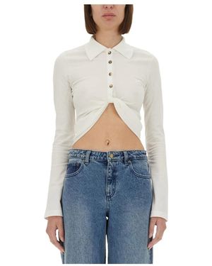 Courreges Polo Shirts - Blue