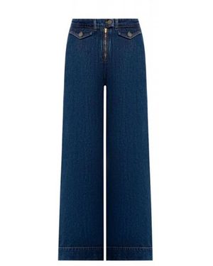 Twinset Wide Jeans - Azul
