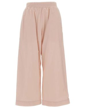 Plan C Broeken ,Roze ,Katoen Wide Broeken