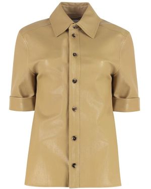 Bottega Veneta Leather Jackets - Neutre