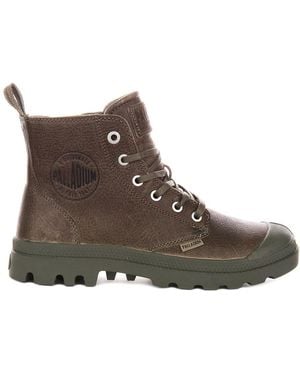 Palladium Lace-Up Boots - Brown