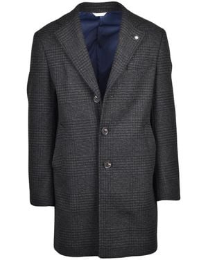 Manuel Ritz Single-Breasted Coats - Azul