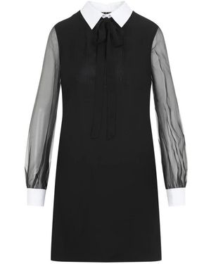 Valentino Short Dresses - Black