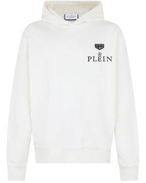 Philipp Plein Hoodie Sweatshirt - Wit