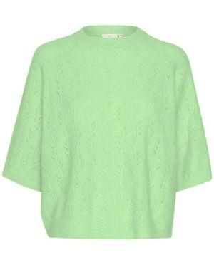 Kaffe Round-Neck Knitwear - Verde