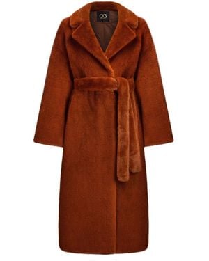 CESARE GASPARI Belted Coats - Marrone