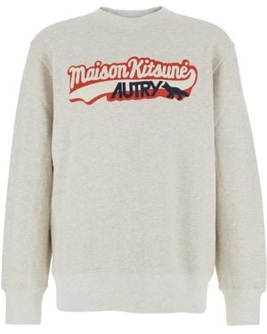 Autry Round-Neck Knitwear - White