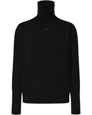 Courreges Turtlenecks - Negro