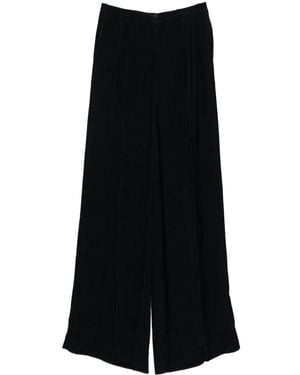 forte_forte Wide Trousers - Negro