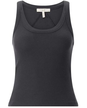 Rag & Bone Tops ,Zwart ,Katoen Sleeveless Tops