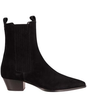 Aeyde Agata Lederstiefel - Schwarz