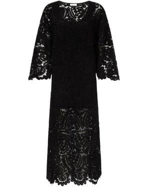 Loulou de Saison Maxi Jurken - Zwart