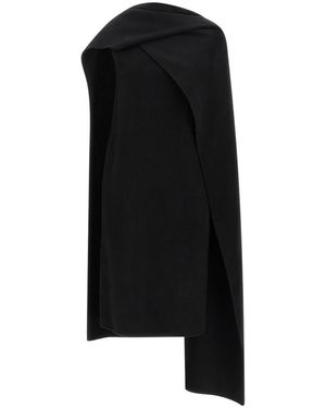 KHAITE Kleedjes ,Zwart ,Wol Ramona Midi Jurk