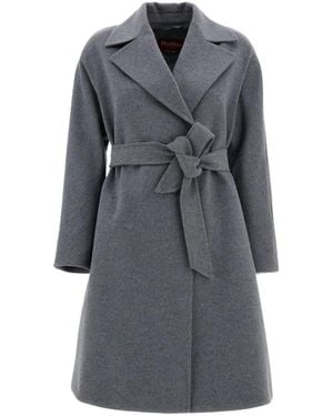 Max Mara Jassen ,Grijs ,Wol Ravenna Mantel