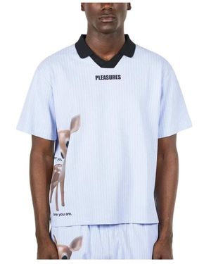 Pleasures Pet Polo T-Shirt - Wit