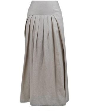 ALESSIA SANTI Maxi Skirts - Gris