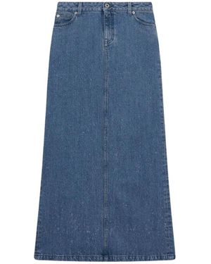 Halfboy Denim Skirts - Blue