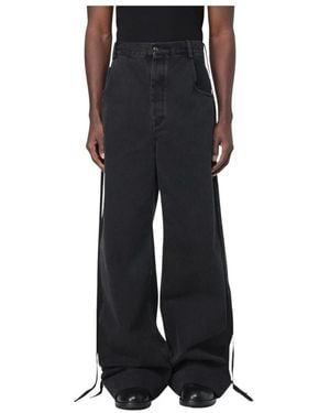 Ann Demeulemeester Wide Jeans - Zwart