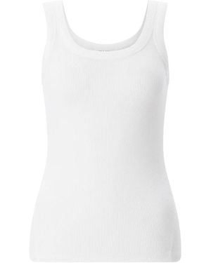 Rag & Bone Ripp-Top Mit U-Ausschnitt - Weiß
