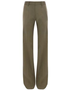 Victoria Beckham Straight Trousers - Verde