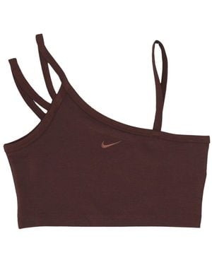 Nike Sleeveless Tops - Brown