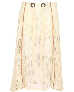 DURAZZI MILANO Maxi Skirts - Natural