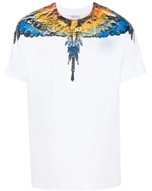 Marcelo Burlon Lunar Wings Regular T-shirt - Blau