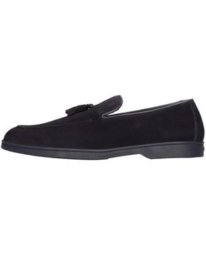 Doucal's Wildleder-Mokassins - Blau