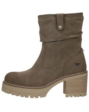 Mustang Enkellaarsjes Hak - Braun