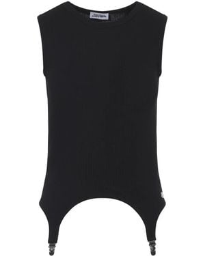 Jean Paul Gaultier Sleeveless Tops - Noir
