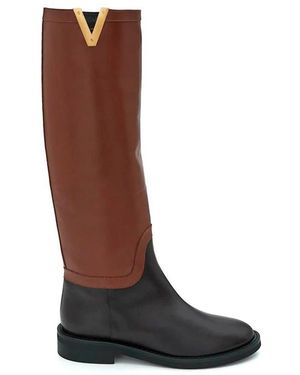 Via Roma 15 High Boots - Brown