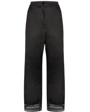 Elena Miro Wide Trousers - Black