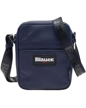 Blauer Messenger Bags - Blu