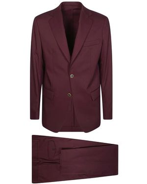 MARSĒM Kostuums ,Rood ,Leer Abito Mp Slim Pantalone New Slim - Paars