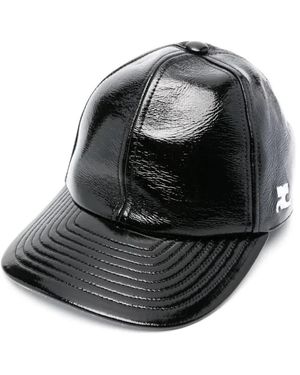 Courreges Reedition Vinyl Cap - Schwarz