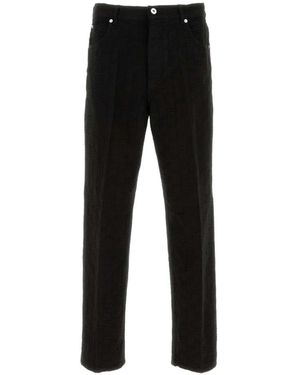 Ferragamo Straight Jeans - Negro