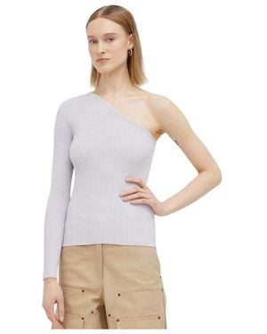 REMAIN Birger Christensen Round-Neck Knitwear - Blanc