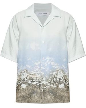 Samsøe & Samsøe Short Sleeve Shirts - Azul