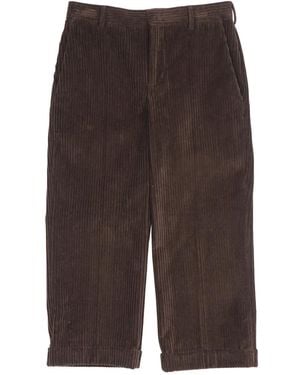 Moschino Cropped Trousers - Brown